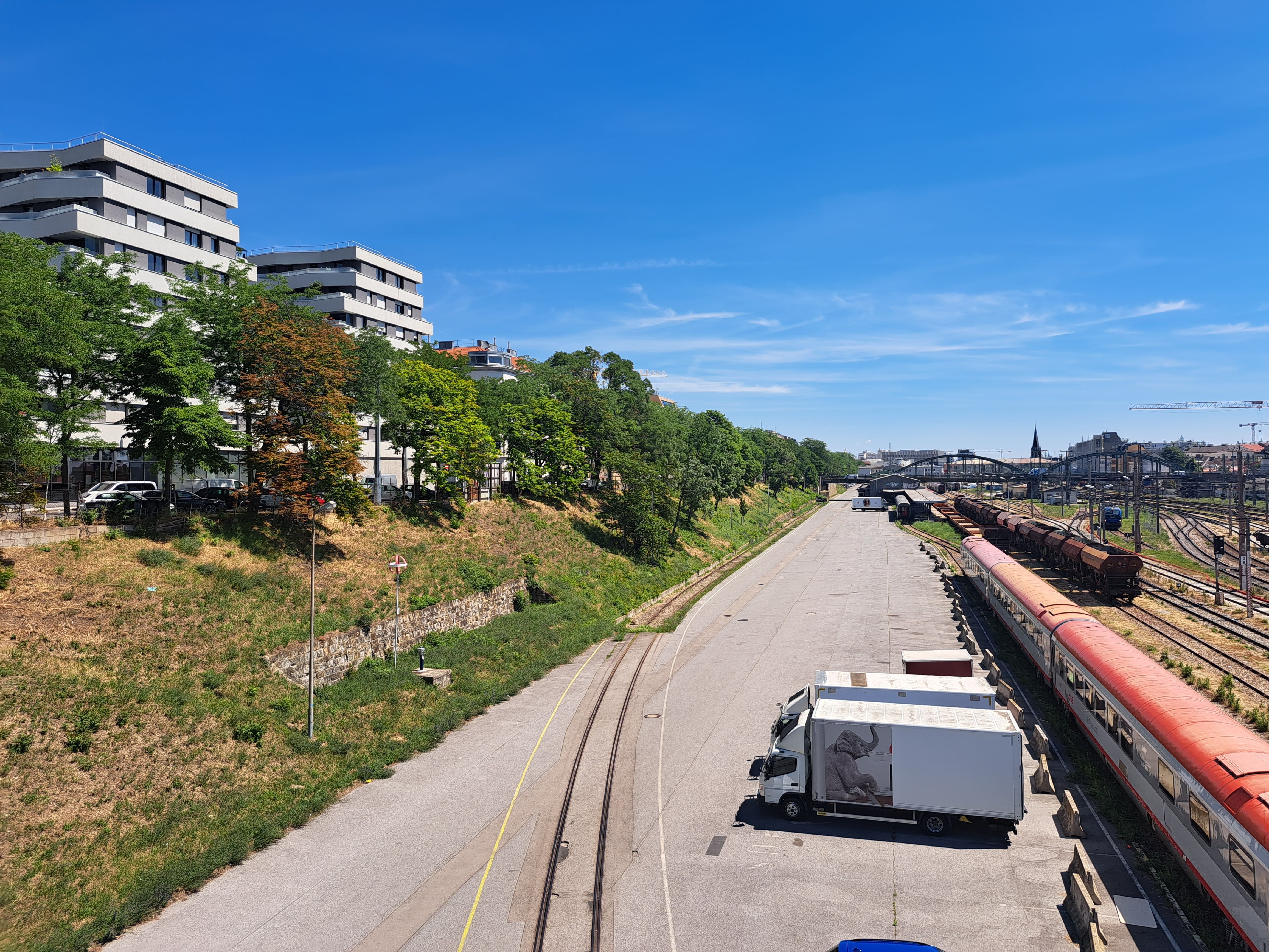 Westbahn-Park Areal Wien